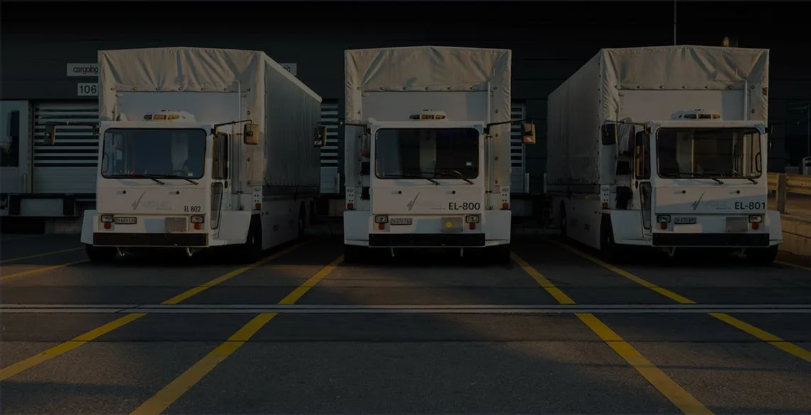 Three trucks